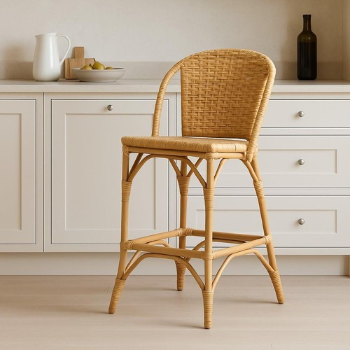 Natural rattan seat cane - natural, frame