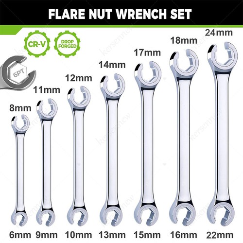 Flare nut spanner - flare,