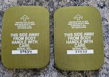 UKSF British Army CBA/ECBA Osprey Virtus Body Armour Ballistic Rifle Plates x2