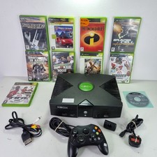 Microsoft Original Xbox Console + Controllers 10 Games Bundle- Read Description