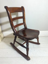 Antique Childs Rocking Chair Windsor Rocking Armchair Apprentice FREE POSTAGE 