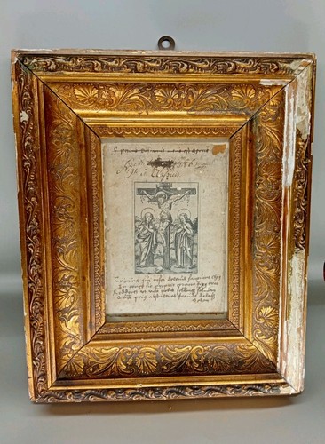 Printed leaf crucifixion - printed,