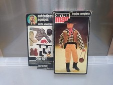 Geyper Man Guerrero Cowboy Outfit  Action Man 1975 Carded Hasbro 
