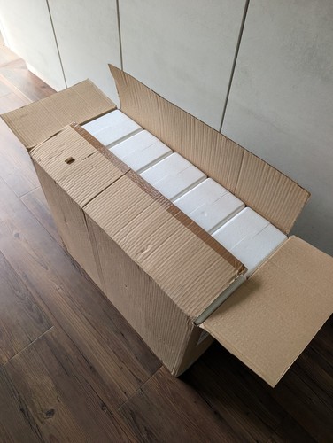 Polystyrene boxes - 10,