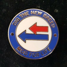 MOD FOR LIFE TARGET ENAMEL PIN