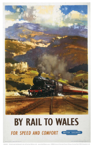 Vintage rail wales for - by,