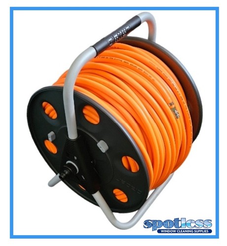 Window cleaning hose reel - window,