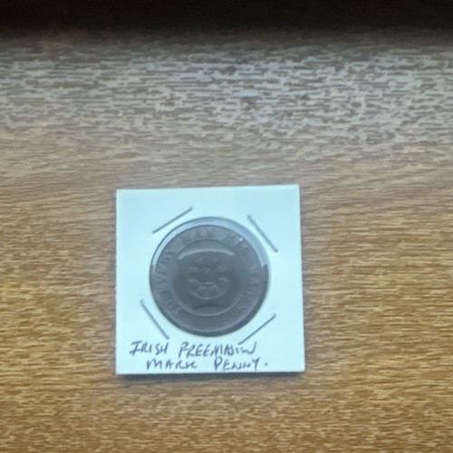 Irish masonic mark penny token - mark,