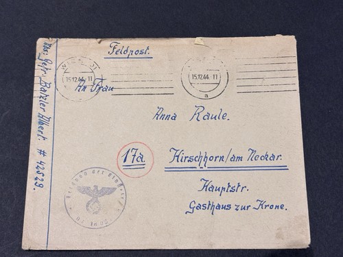 Ww2 german feldpost - german, cover