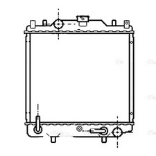 Radiator fits Suzuki Alto 1.0