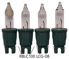 Premier RBLC100 4 X Clear Spare Inc Fuse Christmas Lights Bulbs LCG-08