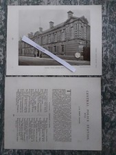 1911 Print Central Police Station Hull Antique Architecture Humberside