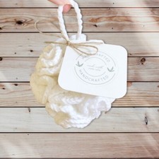 Hand crafted crochet loofah - crafted,