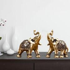 2X Elephant Statue Decoration