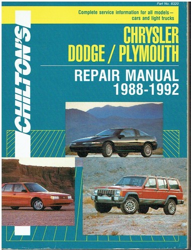 Chrysler dodge plymouth jeep - dodge,