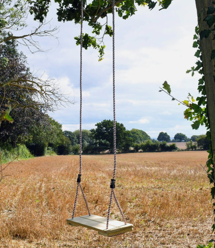 Pine wood tree swing seat - wood, with