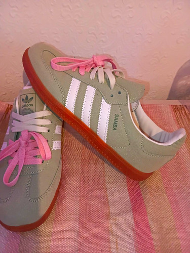 Adidas samba green white pink - adidas, green/white/pink