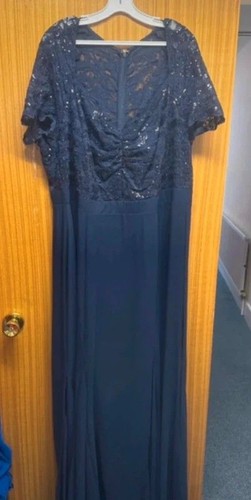 Goddiva ladies navy sequin