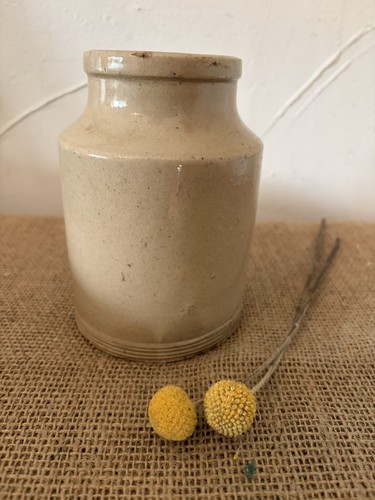 Antique french cream stoneware - french,
