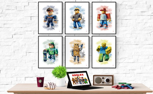 Roblox characters pastel set - pastel,