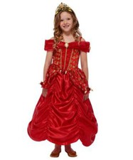 5-6 Yrs Disney Belle Fancy Dress & Gold Tiara Princess Beauty and the Beast Book