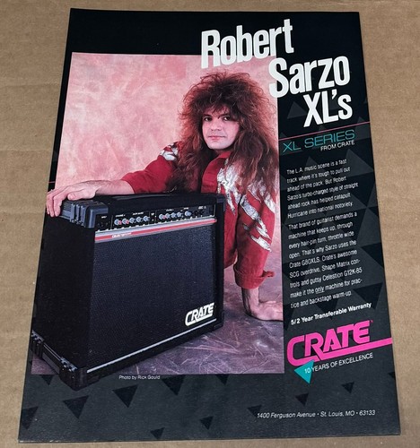 Robert sarzo crate - crate, amps