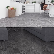 Victorian Pattern Vinyl Floor