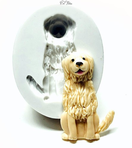 Golden retriever dog silicone - golden,