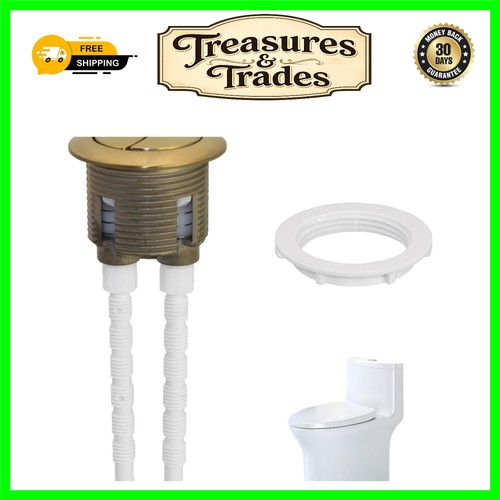 Modern brushed brass dual - brass,