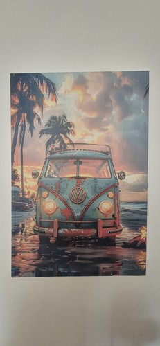 Wall art vintage volkswagen - wall,