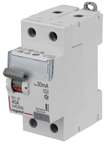 Legrand 40a pole 30ma - 40a, type