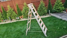 Wooden Electricians Step Ladder 7 Tread Heavy Duty - 1.8m tall  *Solid Steps