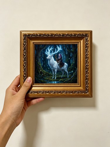 Rider stag art restaurant - art,