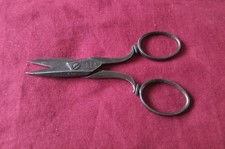 Antique,A & N-C.S.L.,button hole scissors,steel-just need a polish.
