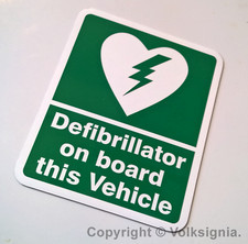Defibrillator on board this