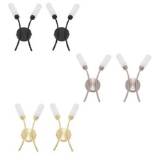 Pair of 2 Arm Wall Light