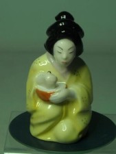 Royal Worcester Ltd Ed JAPANESE GIRL Connaught Candle Snuffer #49 of 250