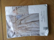 Vogue 1755 Baby's Smocked Christening Gown and Bonnet L/XL Cut Out & Complete