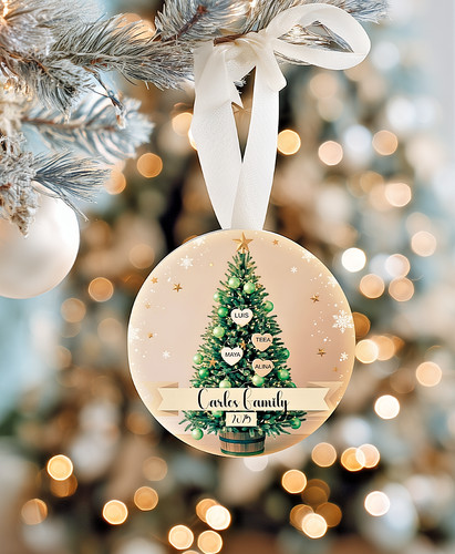Personalised christmas bauble - personalised,