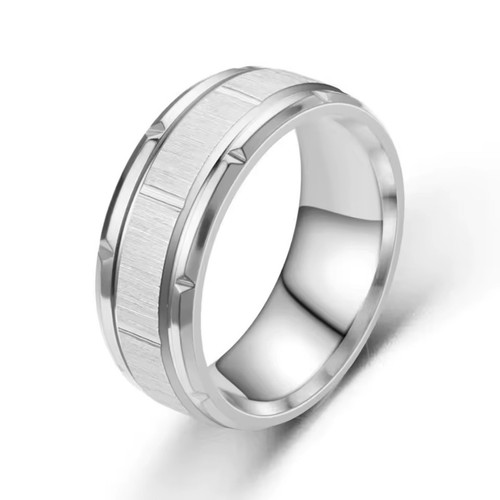 Mens silver 8mm - mens,
