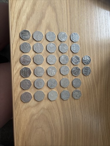 50p job lot commemorative - job, lot,