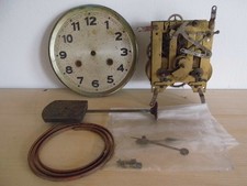 Antique Clock Mechanism & parts for spares