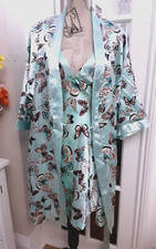 MATALAN Satin Kimono Dressing