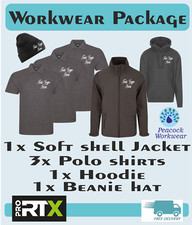 Workwear bundle. Embroidered workwear package. Personalised workwear bundle.