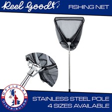 Landing Fishing Net Stainless Steel Frame telescopic extends to 2.1m  