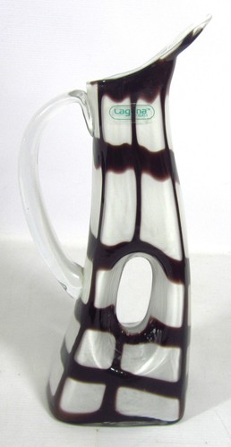 Vintage hand blown brown - vintage,