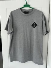 Men’s Apparel Grey Logo Cotton Blend T-shirt Size XL (V)