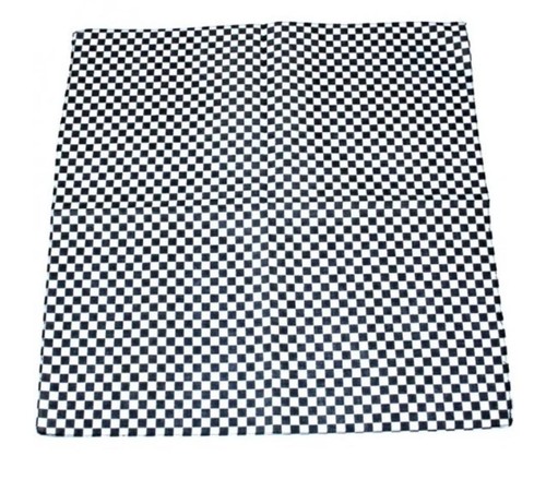 Unisex black white check - white,