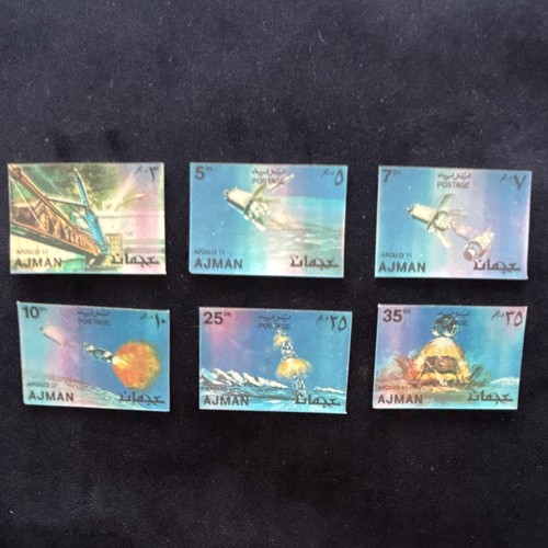 Ajman apollo space postage - ajman,