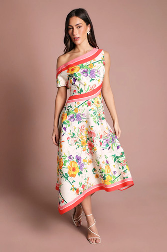 Coast ivory fit flare dress - flare,